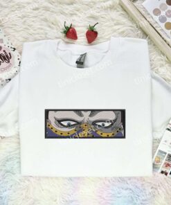 Karasu Eyes Embroidered Shirt, One Piece Embroidered Hoodie, Anime Embroidered Sweatshirt (3)