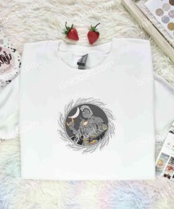 Moon Knight Embroidered Shirt, Superhero Embroidered Hoodie, Marvel Movie Embroidered Sweatshirt (1)