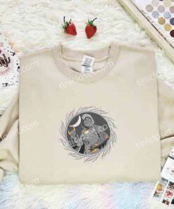 Moon Knight Embroidered Shirt, Superhero Embroidered Hoodie, Marvel Movie Embroidered Sweatshirt (2)