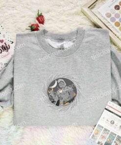 Moon Knight Embroidered Shirt, Superhero Embroidered Hoodie, Marvel Movie Embroidered Sweatshirt (3)