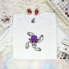 Nico Robin Jolly Roger Embroidered Shirt, One Piece Embroidered Hoodie, Anime Embroidered Sweatshirt