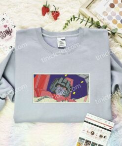 Optimus Prime Embroidered Shirt, Primus Embroidered Hoodie, Cartoon Embroidered Sweatshirt (2)