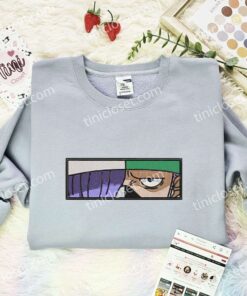 Page One Eyes Embroidered Shirt, One Piece Embroidered Hoodie, Anime Embroidered Sweatshirt (3)