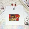 Pegasus Seiya Embroidered Shirt, Saint Seiya Embroidered Hoodie, Anime Embroidered Sweatshirt 2