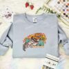 Portgas D Ace Embroidered Shirt, One Piece Embroidered Hoodie, Anime Embroidered Sweatshirt 2