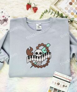 Scratchmen Apoo Jolly Roger Embroidered Shirt, One Piece Embroidered Hoodie, Anime Embroidered Sweatshirt (3)