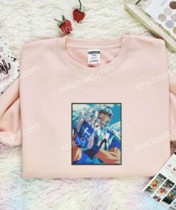 Seijuro Shin Embroidered Shirt, Eyeshield 21 Embroidered Hoodie, Anime Embroidered Sweatshirt (1)
