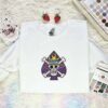 Spade Pirates Jolly Roger Embroidered Shirt, One Piece Embroidered Hoodie, Anime Embroidered Sweatshirt
