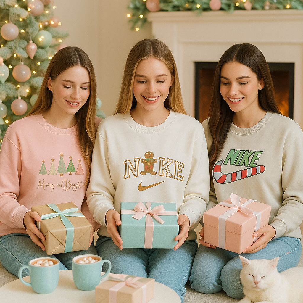 Holiday Embroidered Sweatshirts: Spreading Festive Cheer, Uniquely