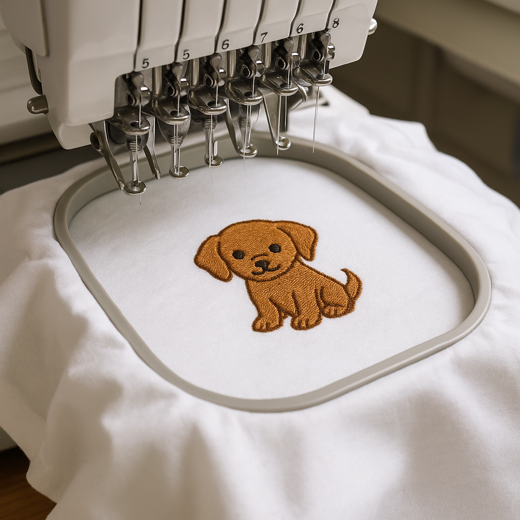 If you have a pet, consider custom embroidery to turn their photo into wearable art.