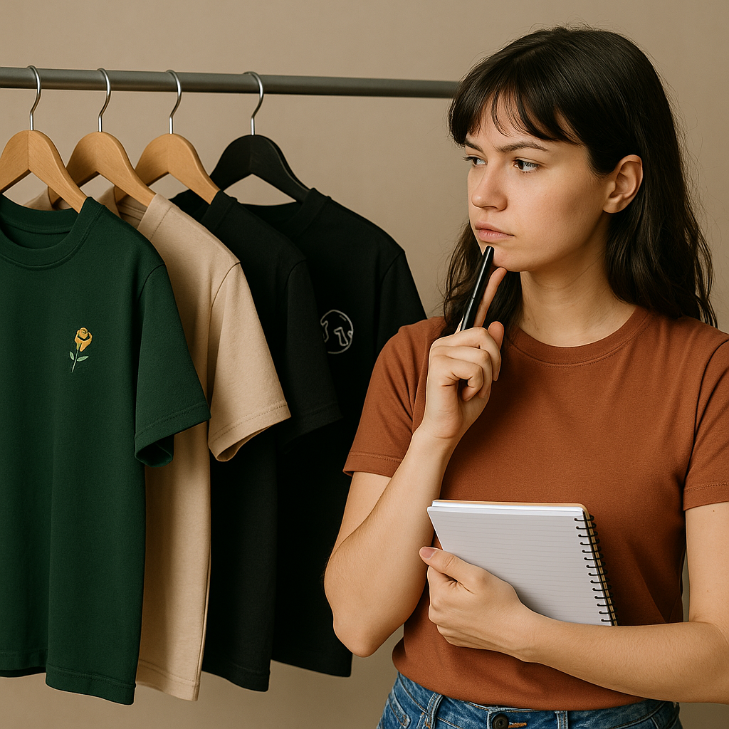 Choose your blank apparel wisely.