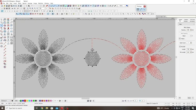 Digitizing is the process of converting your image into an embroidery machine-readable file.