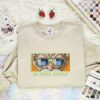 Master Roshi Eyes Embroidered Shirt, Dragon Ball Embroidered Hoodie, Anime Embroidered T-Shirt