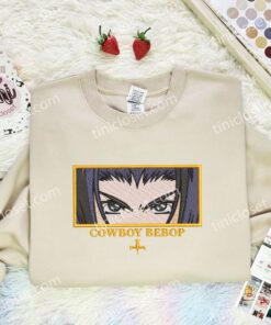 Faye Valentine Eyes Embroidered Shirt, Cowboy Bebop Embroidered Hoodie, Anime Embroidered T Shirt (2)