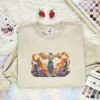 Yujiro Hanma Fire Embroidered Shirt, Baki The Grappler Embroidered Hoodie, Anime Embroidered Sweatshirt