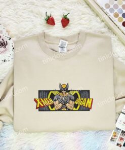 Logan Wolverine Embroidered Shirt, Marvel Superhero Embroidered Hoodie, X Men Movie Embroidered Sweatshirt (1)