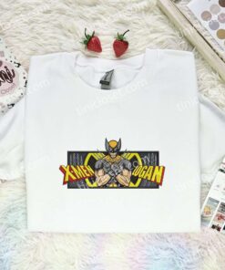 Logan Wolverine Embroidered Shirt, Marvel Superhero Embroidered Hoodie, X Men Movie Embroidered Sweatshirt (2)