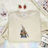 Trafalgar Law Attitude Embroidered Shirt, One Piece Embroidered Hoodie, Anime Embroidered Sweatshirt