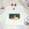Spike Spiegel Eyes Embroidered Shirt, Cowboy Bebop Embroidered Hoodie, Anime Embroidered T-Shirt