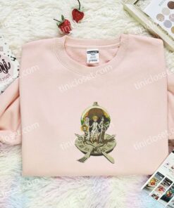 Norman Emma Ray Embroidered Shirt, The Promised Neverland Embroidered Hoodie, Anime Embroidered T Shirt (1)