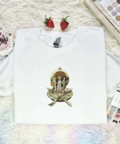 Norman Emma Ray Embroidered Shirt, The Promised Neverland Embroidered Hoodie, Anime Embroidered T Shirt (3)