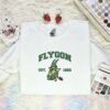 Flygon Embroidered Shirt, Pokemon Embroidered Hoodie, Anime Embroidered Sweatshirt