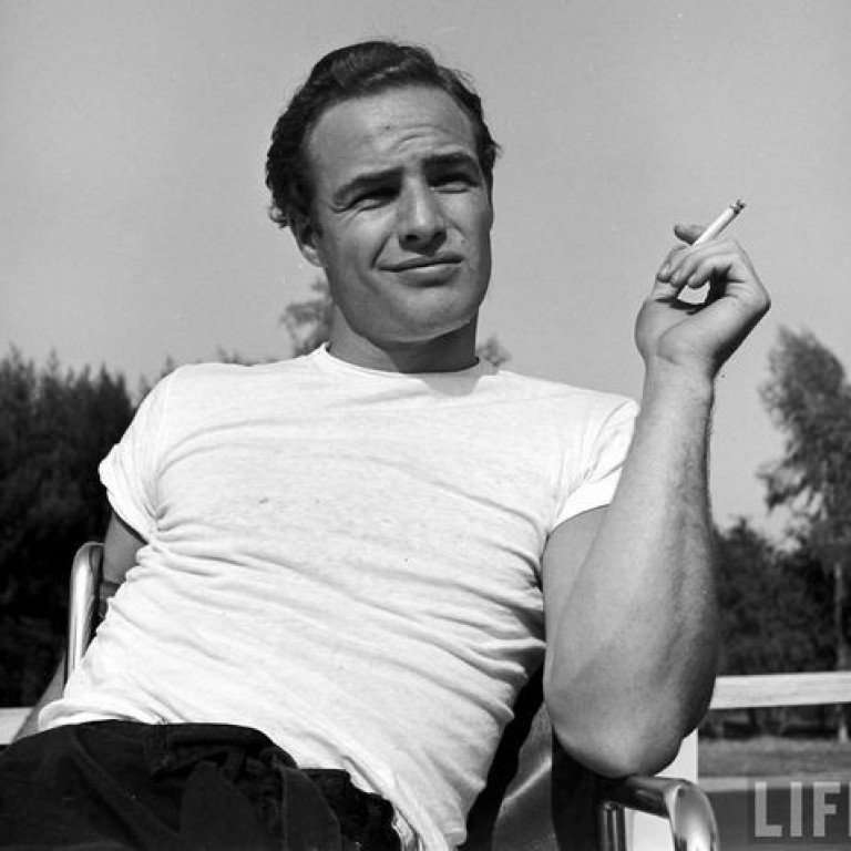 Marlon Brando in a tight white T-shirt (A Streetcar Named Desire)