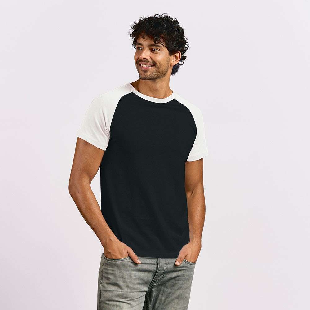 The raglan T-shirt originated in sports uniforms.