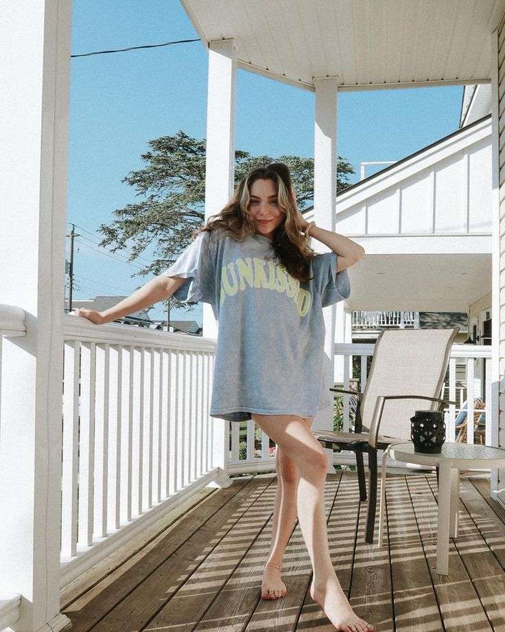 Oversized T-shirts are now a symbol of comfort-forward fashion.