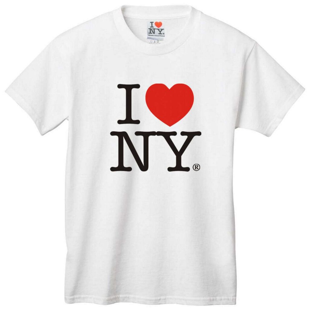 The iconic “I ♥ NY” tee