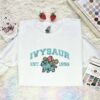 Ivysaur Embroidered Shirt, Pokemon Embroidered Hoodie, Anime Embroidered Sweatshirt