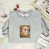 Jason Voorhees Mask Embroidered Shirt, Horror Movie Embroidered Hoodie, Halloween Embroidered T-Shirt