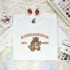 Kangaskhan Embroidered Shirt, Pokemon Embroidered Hoodie, Anime Embroidered Sweatshirt