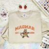 Magmar Embroidered Shirt, Pokemon Embroidered Hoodie, Anime Embroidered Sweatshirt