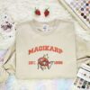 Magikarp Embroidered Shirt, Pokemon Embroidered Hoodie, Anime Embroidered Sweatshirt