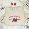 Mega Gengar Embroidered Shirt, Pokemon Embroidered Hoodie, Anime Embroidered Sweatshirt