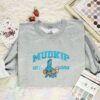 Mudkip Embroidered Shirt, Pokemon Embroidered Hoodie, Anime Embroidered Sweatshirt