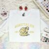 Ninetales Embroidered Shirt, Pokemon Embroidered Hoodie, Anime Embroidered Sweatshirt