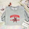 Scizor Embroidered Shirt, Pokemon Embroidered Hoodie, Anime Embroidered Sweatshirt