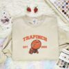 Trapinch Embroidered Shirt, Pokemon Embroidered Hoodie, Anime Embroidered Sweatshirt