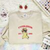 Typhlosion Embroidered Shirt, Pokemon Embroidered Hoodie, Anime Embroidered Sweatshirt