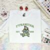 Tyranitar Embroidered Shirt, Pokemon Embroidered Hoodie, Anime Embroidered Sweatshirt