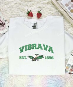 Vibrava Embroidered Shirt, Pokemon Embroidered Hoodie, Anime Embroidered Sweatshirt (3)