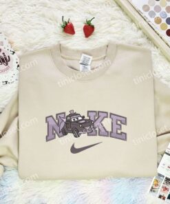 Cars Vampire Embroidered Shirt, Disney Pixar Embroidered Hoodie, Halloween Embroidered T Shirt (1)