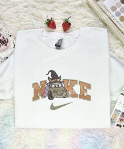 Cars Witch Embroidered Shirt, Disney Pixar Embroidered Hoodie, Halloween Embroidered T Shirt (1)