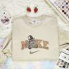 Cars Witch Embroidered Shirt, Disney Pixar Embroidered Hoodie, Halloween Embroidered T-Shirt