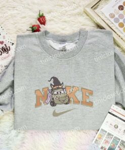 Cars Witch Embroidered Shirt, Disney Pixar Embroidered Hoodie, Halloween Embroidered T Shirt (3)