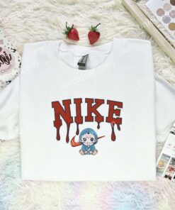 Chibi Jason Voorhees Embroidered Shirt, Horror Movie Embroidered Hoodie, Halloween Embroidered Sweatshirt (1)