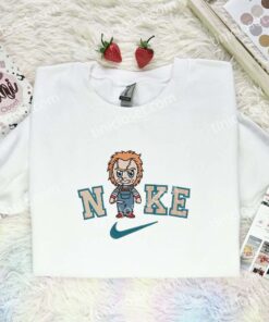 Chucky Embroidered Shirt, Horror Movie Embroidered Hoodie, Halloween Embroidered Sweatshirt (2)