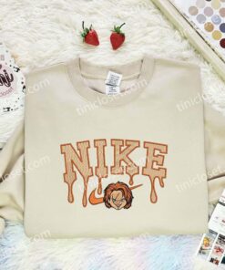 Chucky Embroidered Shirt, Horror Movie Embroidered Hoodie, Halloween Embroidered Sweatshirt (2)